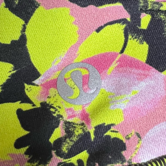 Lululemon Energy Bra Luxtreme NWT Size 4 Inflect Floral Highlight Yellow Multi - Picture 7 of 12